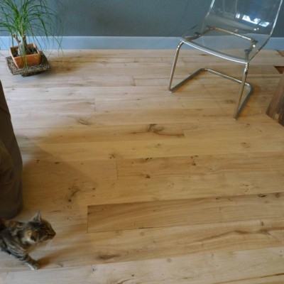 plancher wagon rabote - Reclaimed wagon board oak flooring POA