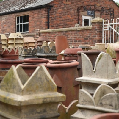 Reclaimed Chimney Pots At Cawarden Reclaim