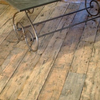 Plancher parquet Wagon Sapin / pine wagon boards POA