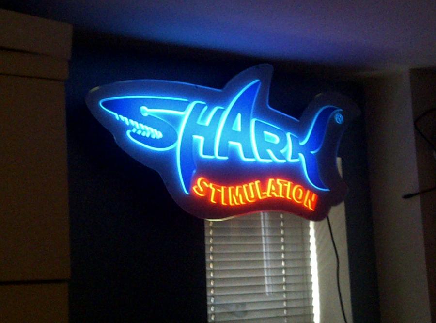 Wanted Shark Energy Drink Bar Wall Light (Still looking)- SalvoWEB UK
