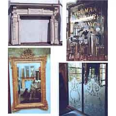 Theft alert: Edwardian fire suround and mirrors