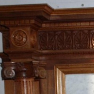 THEFT ALERT: Classical Timber Fireplace Surround