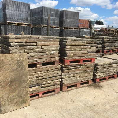 Smooth, Reclaimed York Stone Flags Bought & Sold
