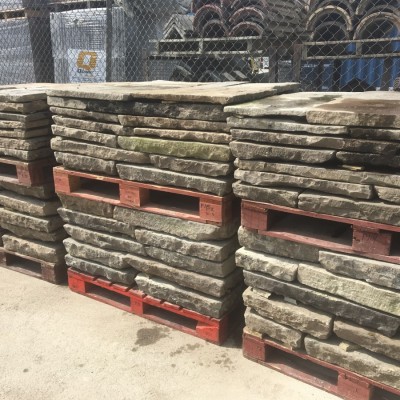 Smooth, Reclaimed York Stone Flags Bought & Sold