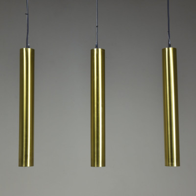 Brass Tube Pendant Lights x22