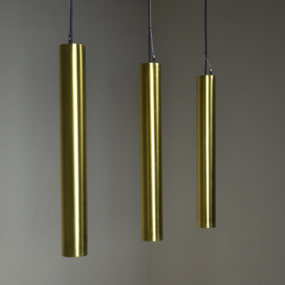 Brass Tube Pendant Lights x22