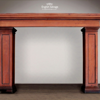 Monumental Wooden Entablature & Columns