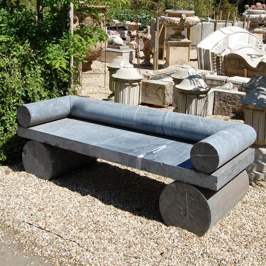 Marble Benches Reclaimed from the Barbican