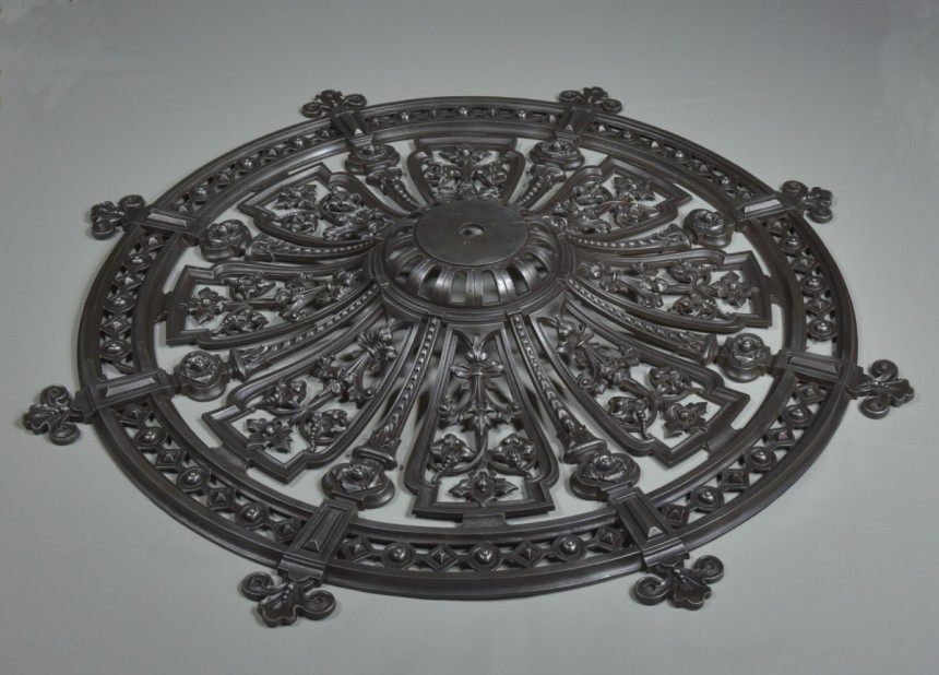 Cast Iron Ceiling Rose 1870 | Reclaimed Materials