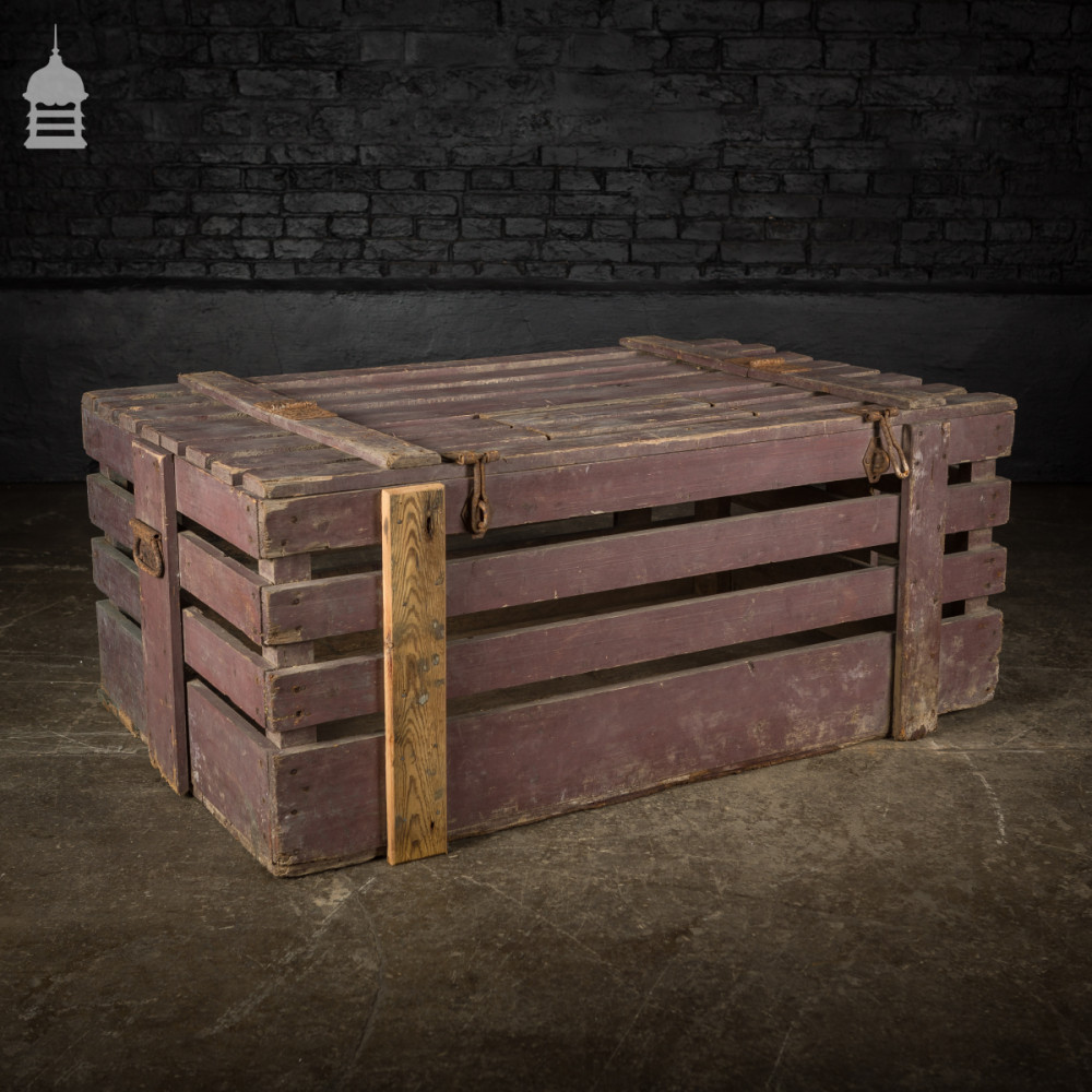 Bygone Vintage Wooden Poultry Crate