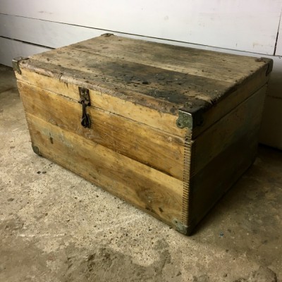 19th Century Workman’s Toolbox Blanket Box