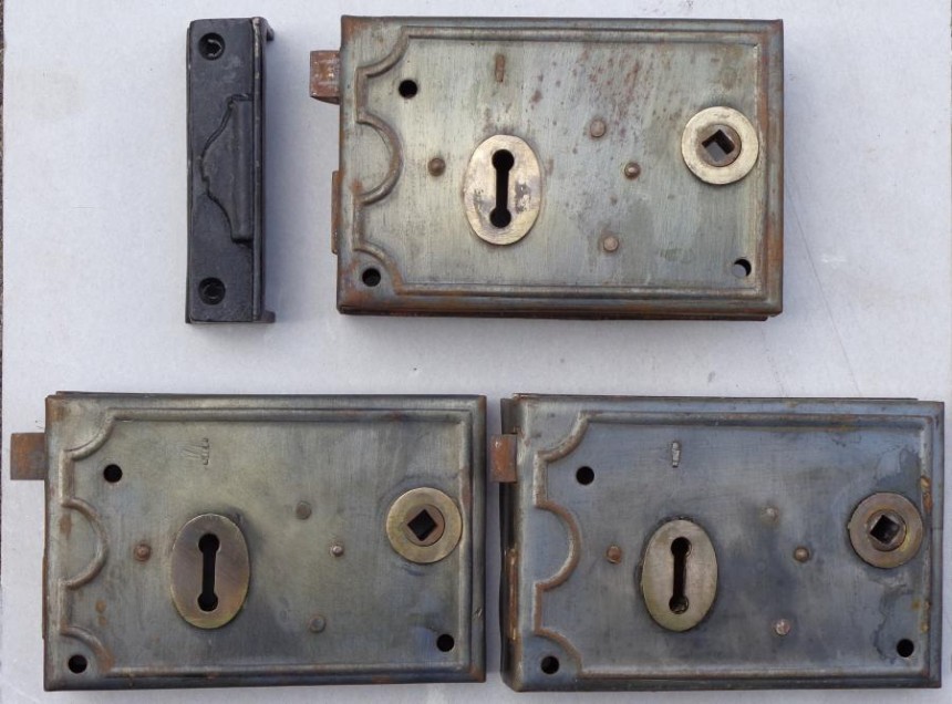 Antique & Reclaimed Rim locks- SalvoWEB UK