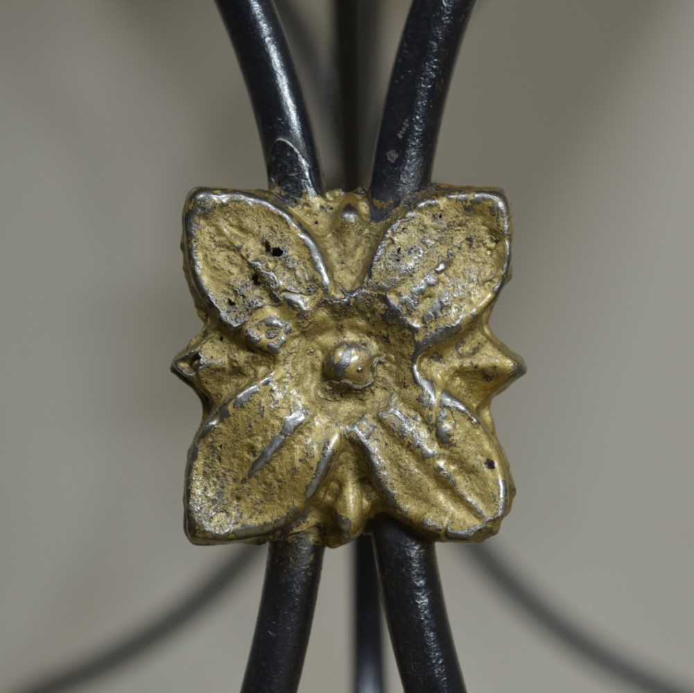 19th Century Iron X-Framed Table