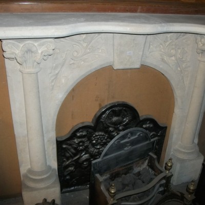 carved bathstone surround