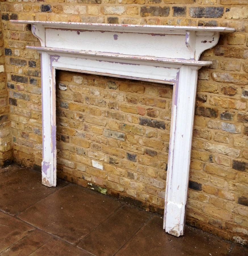 Antique Reclaimed Wooden Edwardian Fire Surround V&V Reclamation