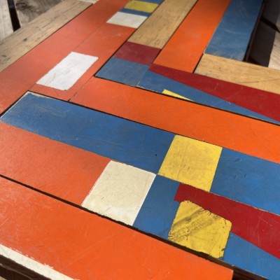 Now £50/m2: CGB406 — Colourful Beech GYM Parquet Flooring (40 × 6 cm)