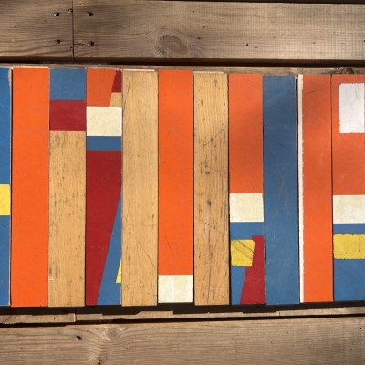 Now £50/m2: CGB406 — Colourful Beech GYM Parquet Flooring (40 × 6 cm)