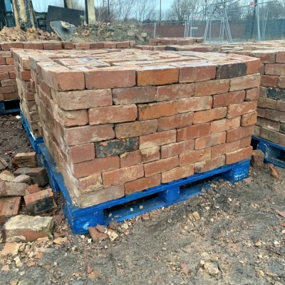 73mm & 75mm Imperial Orange Reclaimed Bricks  – Batch of 55,000 Bricks
