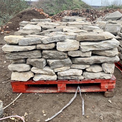 Building & Walling Reclaimed Stone - Batch from Former Pub - 60 Tonnes 