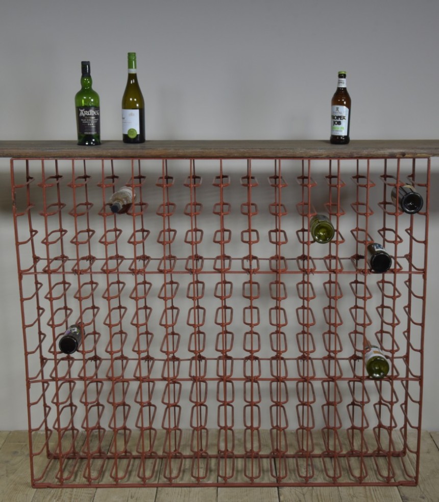 Antique & Reclaimed Antique Wine Rack - Burrows Patent- SalvoWEB UK