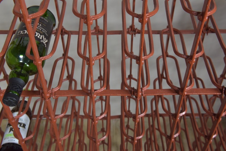 Antique & Reclaimed Antique Wine Rack - Burrows Patent- SalvoWEB UK