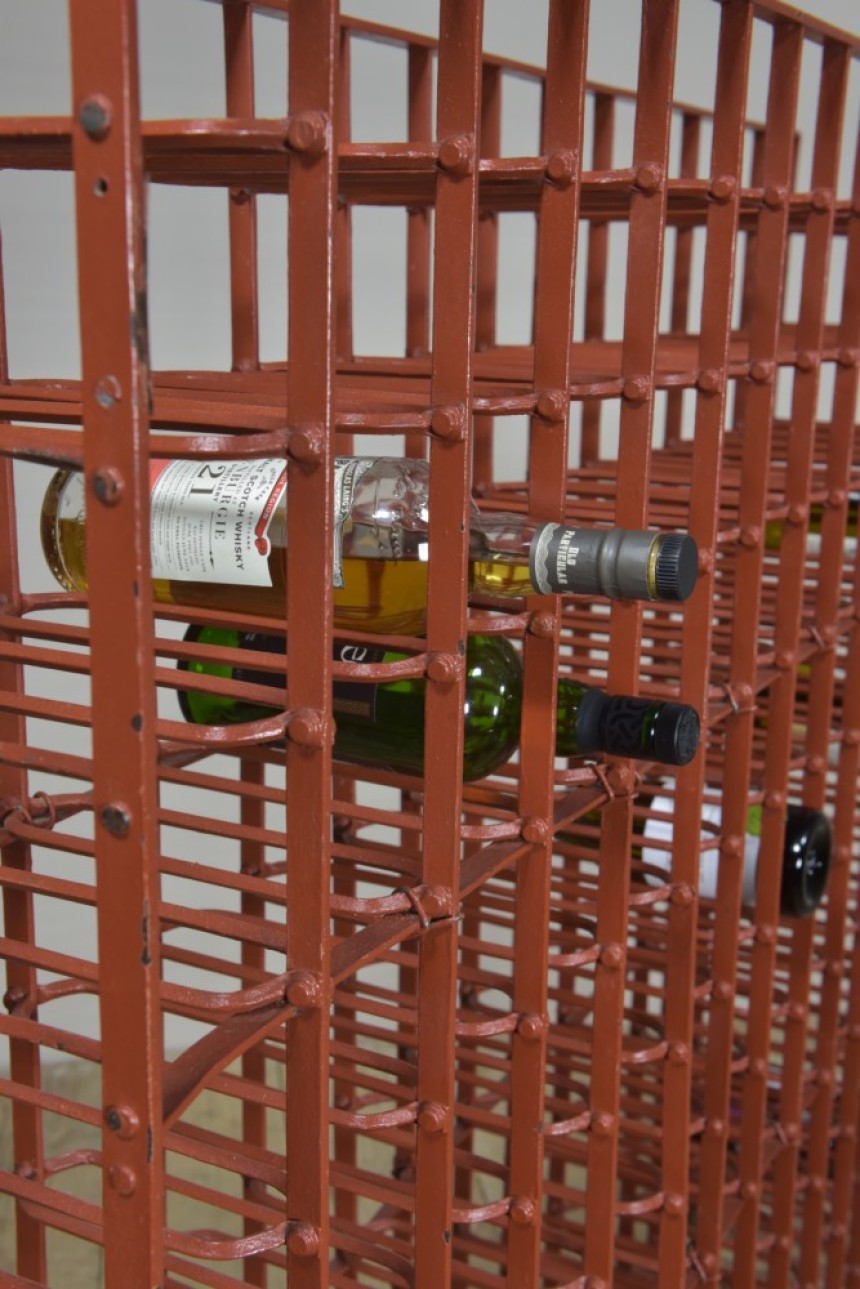 Antique & Reclaimed Antique Wine Rack - Burrows Patent- SalvoWEB UK