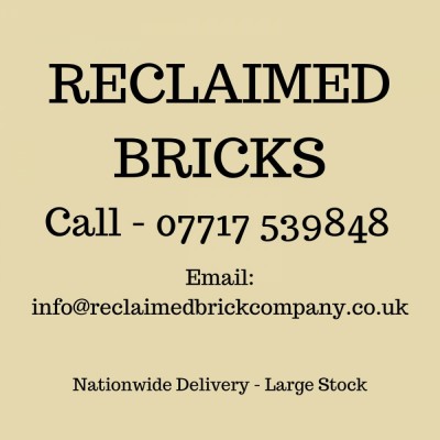 Victorian Reclaimed Handmade Paving Bricks - Ideal For Patio and Path Paving