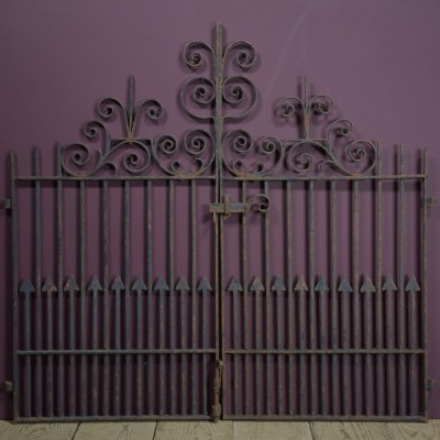 Pair Antique Iron Gates