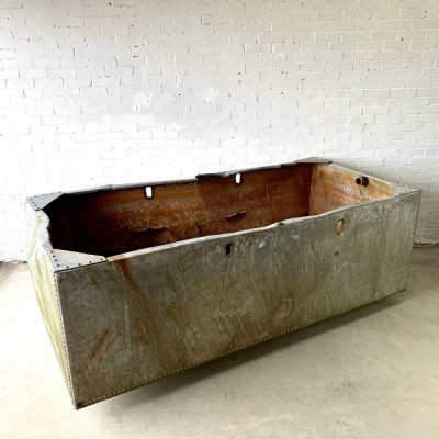 Huge Reclaimed Galvanised Riveted Water Tank Planter