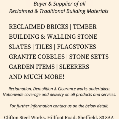 Reclaimed Bricks 3" Imperial Vintage Handmade Brick - Cleaned & Ready 
