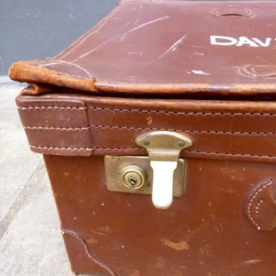 Vintage Leather Suitcase