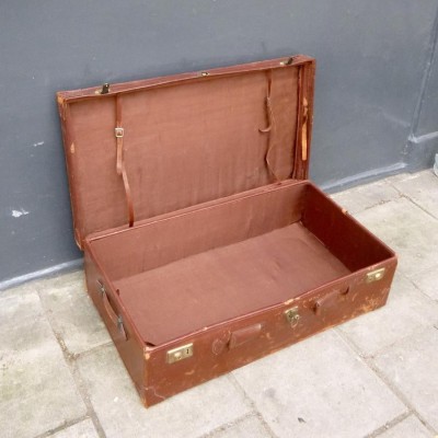 Vintage Leather Suitcase