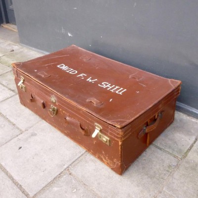 Vintage Leather Suitcase