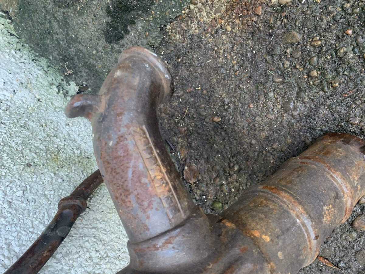 Antique & Reclaimed listings Salvaged antique pump for garden display