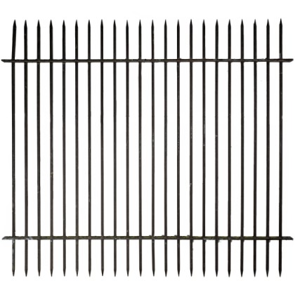 Antique & Reclaimed Reclaimed Double Spiked Galvanised Iron Railings ...