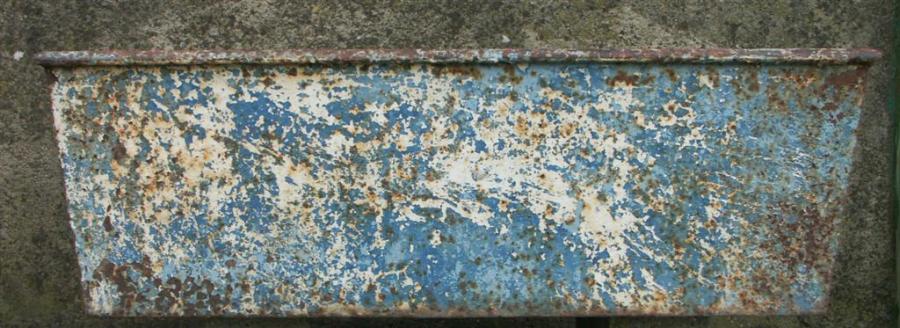Antique cast iron trough