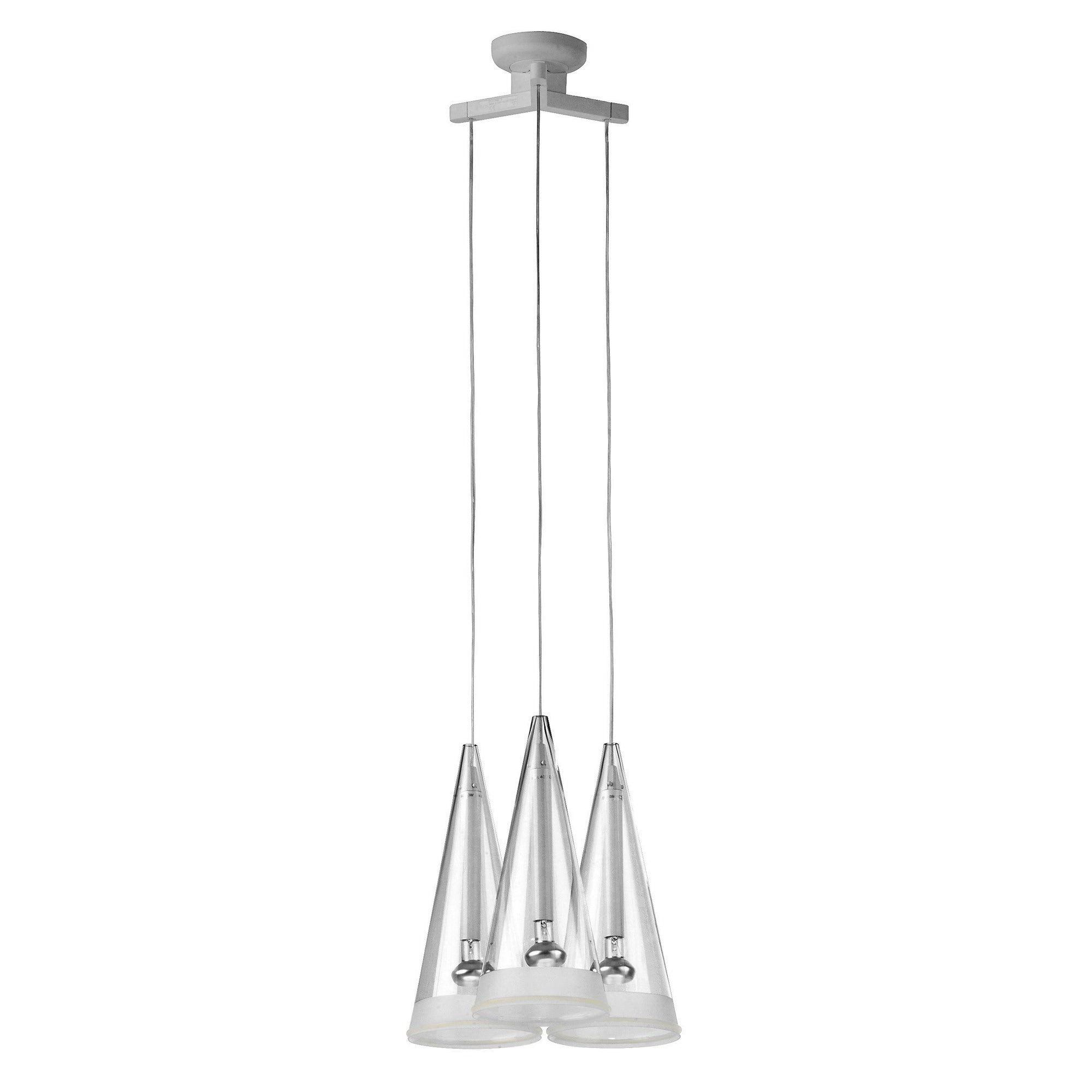 Reclaimed Flos Fucsia Trio Cone Suspended Lights | Reclaimed Materials