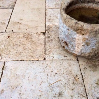 Stock 150 m2 , Antique French Stone Flooring 17th - 18th Century