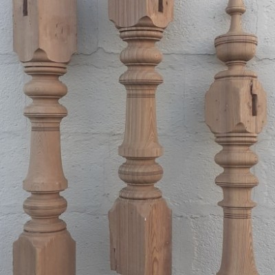 Victorian newel posts