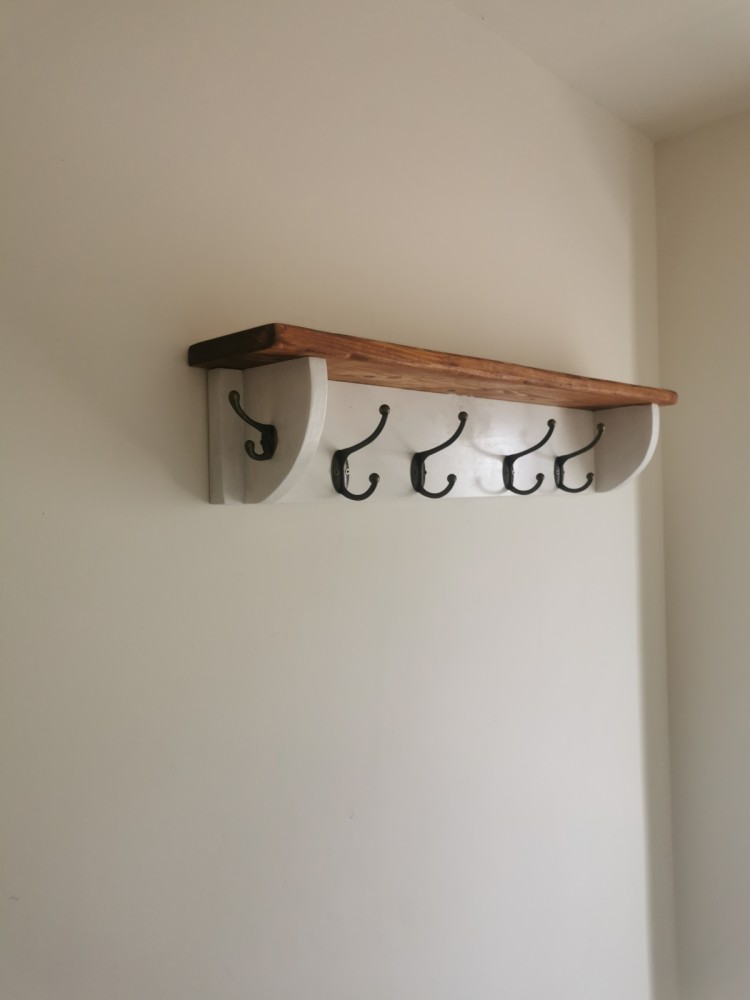 New, Replica or Reproduction Vintage Style Coat Rack & Shelf SalvoWEB UK