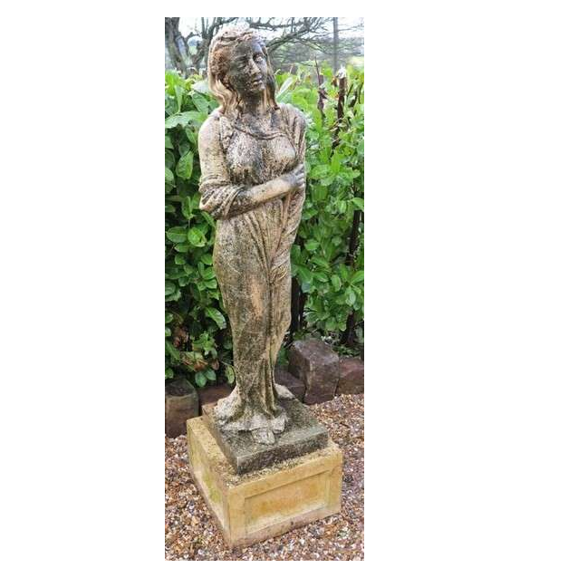 Antique & Reclaimed listings Reclaimed Garden Statue of Winter Made From Cast...