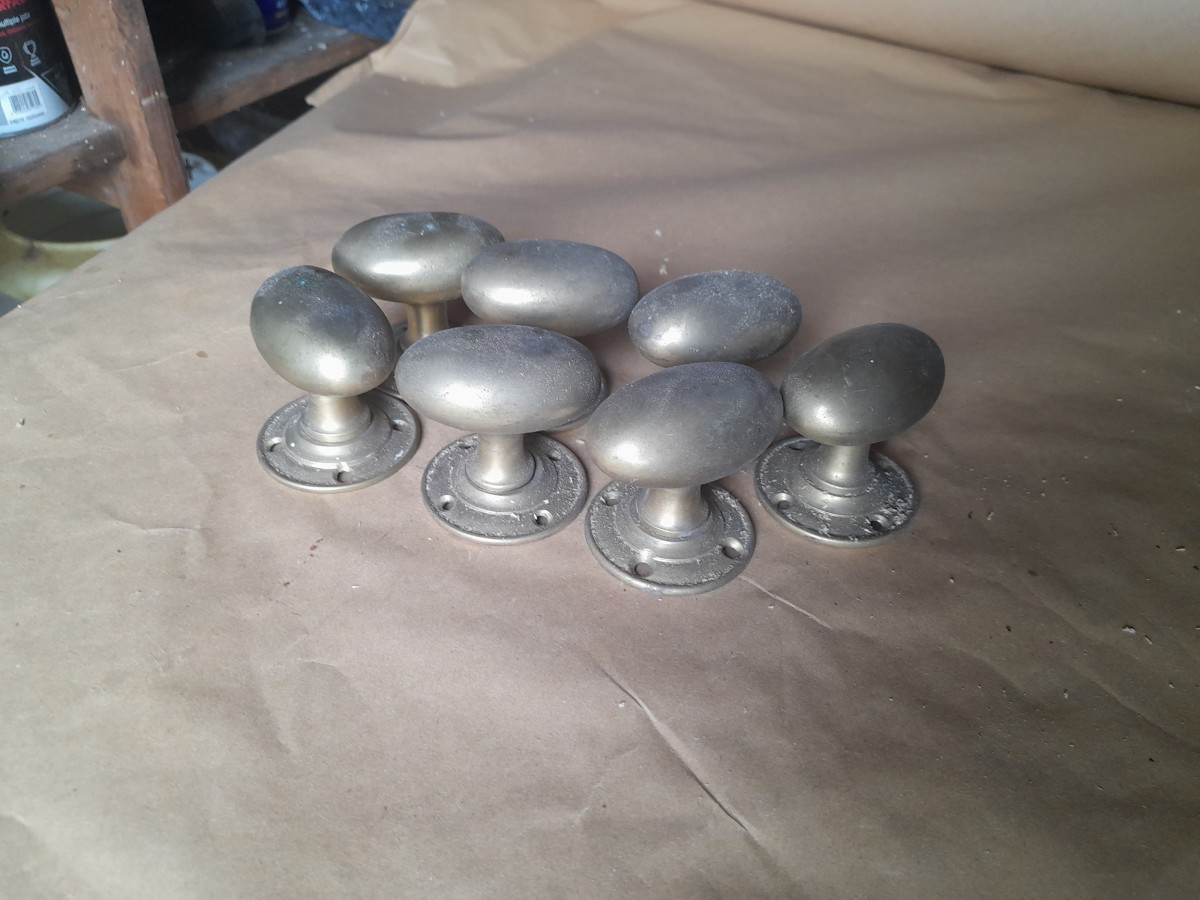 Antique & Reclaimed listings Vintage Brass Door Knobs SalvoWEB UK
