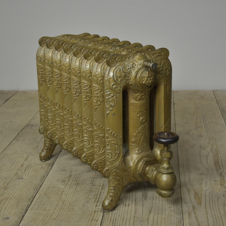 Antique Radiator Antique Floral Cast Iron Radiator | Reclaimed Materials