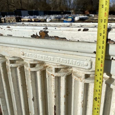 Reclaimed “The Beeston Radiator” Church Cast Iron Radiator - 3 Available