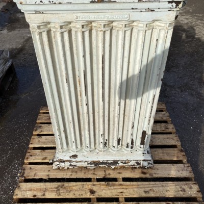 Reclaimed “The Beeston Radiator” Church Cast Iron Radiator - 3 Available