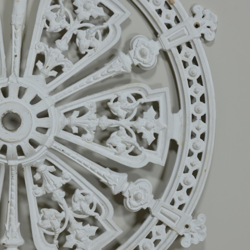 Cast Iron Ceiling Rose 1870 | Reclaimed Materials