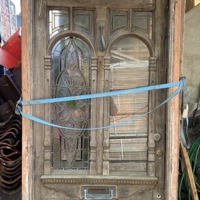 Edwardian Front door with frame 
