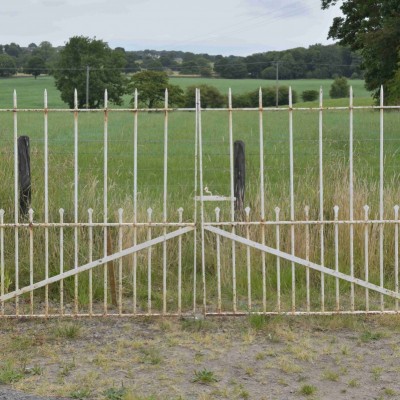 Antique Iron Driveway Gates