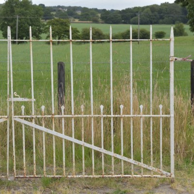 Antique Iron Driveway Gates