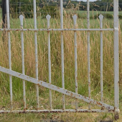 Antique Iron Driveway Gates
